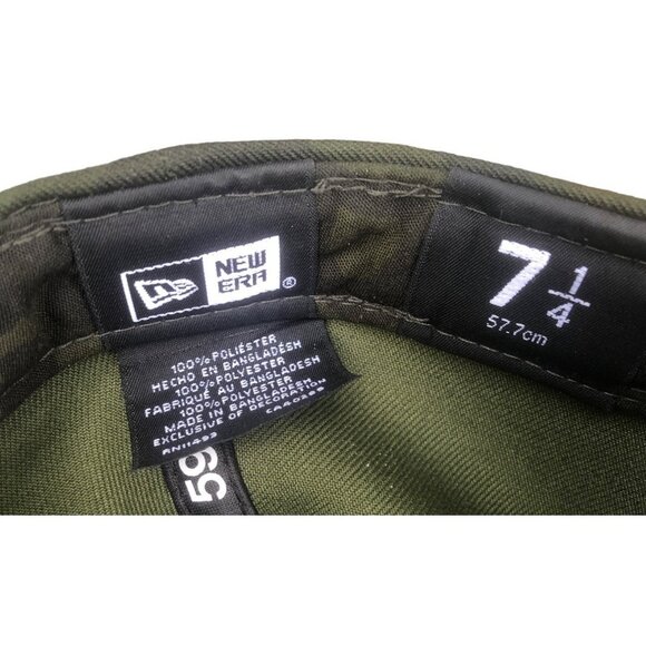 New Era 59Fifty New York Yankees Military Green Camo Fitted Hat 7 1/8 - Picture 9 of 10